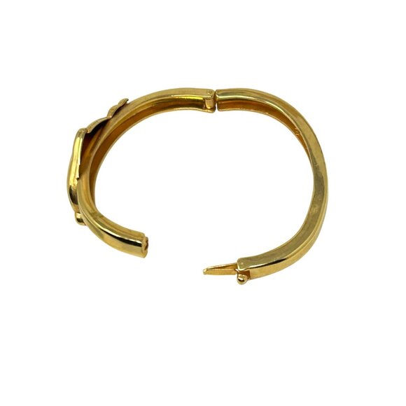 2 Bracelets - Gold Plated Dolphin &‎ Crystal Bangle - Picture 6 of 7